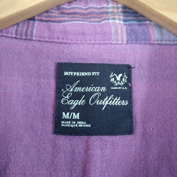 Vintage AEO Button Flannel - Picture 2 of 2